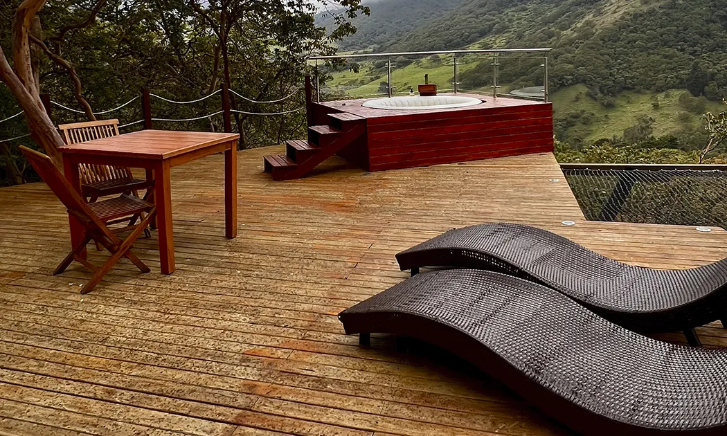 Iscalama Glampling Estacion Bella Vista camas jacuzzi